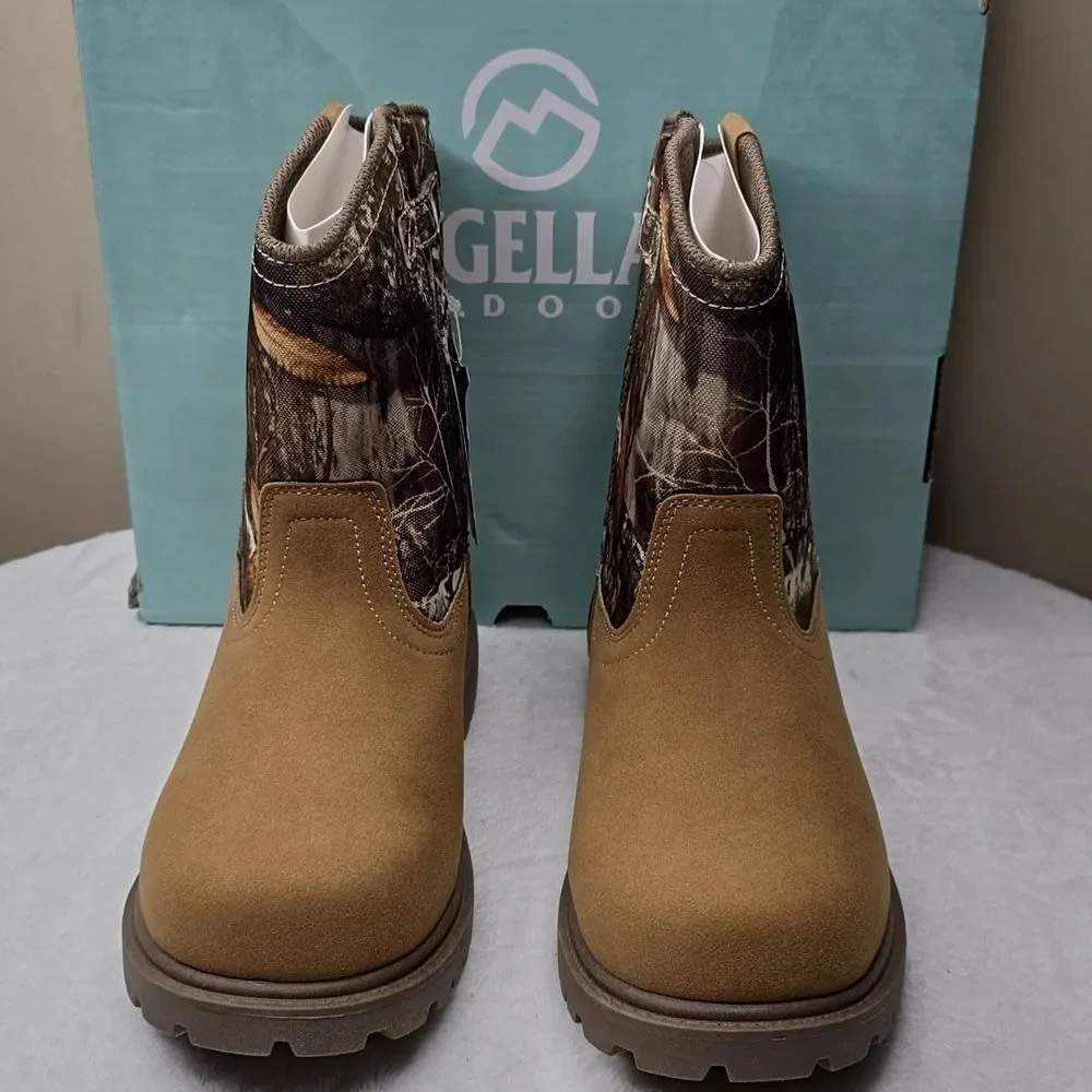 NIB Magellan Outdoors Kids' Boone Realtree Edge Boots Sz Kids 4